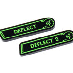 Deflect Keyword (double sided) reminder tokens compatible with RIFTBOUND TCG (2 Tokens)