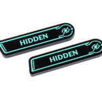 Hidden Keyword (double sided) reminder tokens compatible with RIFTBOUND TCG (2 Tokens)