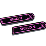 Shield Keyword (double sided) reminder tokens compatible with RIFTBOUND TCG (2 Tokens)
