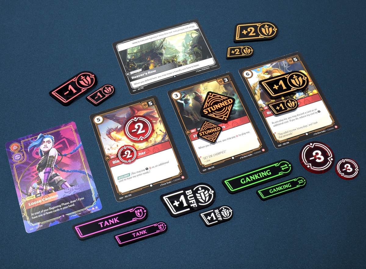 Riftbound-Oversized-Main Riftbound Oversized compatible acrylic token set by LaserGaming