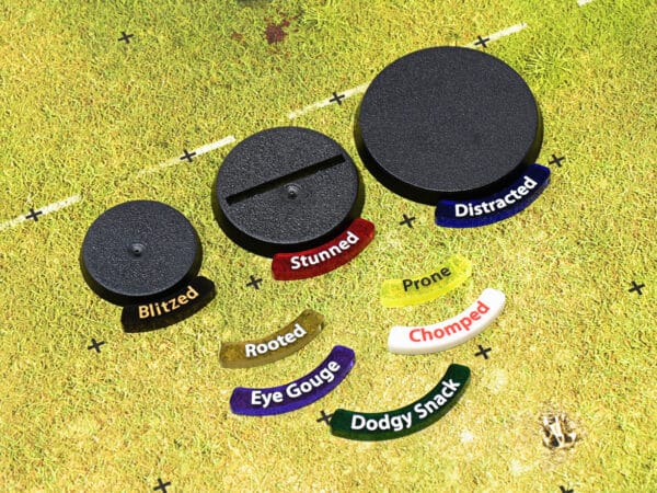 Starter Pack tab markers compatible with Blood Bowl